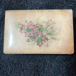 Designed in Italy stone trinket box